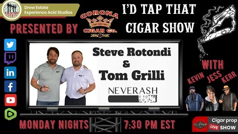 Steve and Tom of Neverash Cigars, I'd Tap That Cigar Show Episode 159
