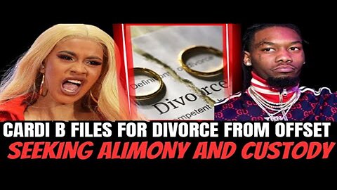 Cardi B FILES FOR DIVORCE From Offset , Seeking ALIMONY and CHILD SUPPORT 😳