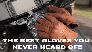 INDIE RIDGE Golden Glove motorcycle leather gloves Mens