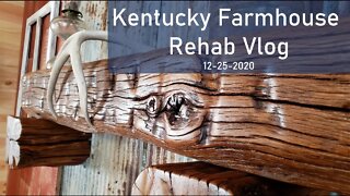Western Kentucky Farmhouse Rehab Vlog, home decor haul! 12-25-2020