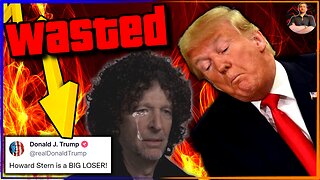 Donald Trump Just Ended the Career of Howard Stern! WOKE Shock Jock ROASTED by the President!