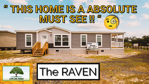 '' THIS HOME IS A ABSOLUTE MUST SEE !! " THE RAVEN BY LIVE OAK HOMES #manufacturedhome TOUR | DMHC |
