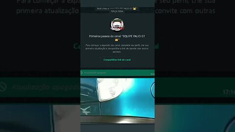 Canal no Whatssapp nova ferramenta (CANALPALIO G1) #paliog1