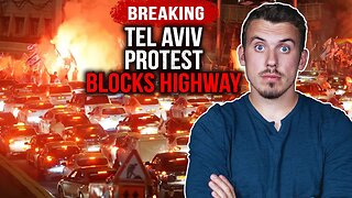 130,000 Israeli Protesters BLOCK OFF Main Highway in Tel Aviv