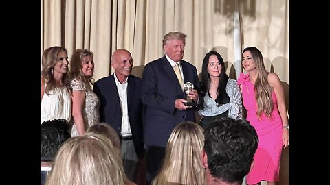 American Defender of Zion Award Presented to President Trump by Marc Goldman