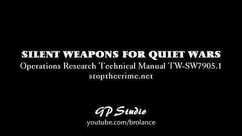 Silent Weapons For Quiet Wars Document - Full Read