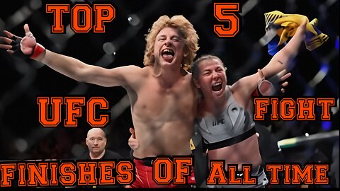 Top 5 UFC fight finishes of all time #ufc#mma