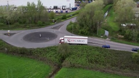 Daf of Downton Logistic Services with Evcargo Trailer #Daf #Truck - Welsh Truck Spotting