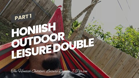 HONIISH Outdoor Leisure Double 2 Person Canvas Hammocks 450lbs Ultralight Camping Hammock