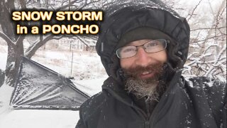 Snow Storm in a Poncho