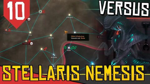 Estratégia da TERRA ARRASADA - Stellaris Nemesis vs Arkantos #10 [Gameplay PT-BR]