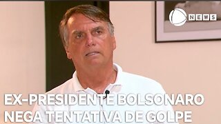 Ex-presidente Jair Bolsonaro fala sobre operação da PF e nega tentativa de golpe