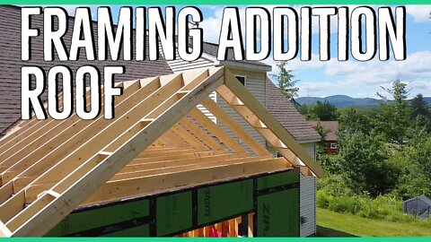Framing The Roof Alone! ||14x14 Home Addition||