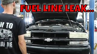 FIXING A FUEL LINE LEAK ON MY 2002 CHEVY S10 XTREME 4.3 V6