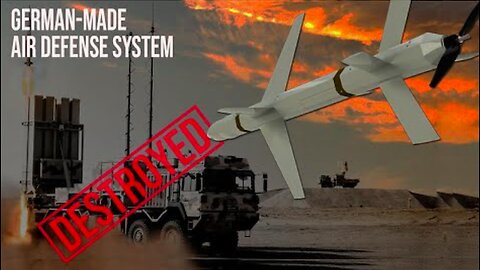 Russian Armed Forces Destroy German-made IRIS-T SLM Air Defense System using Kamikaze Drone