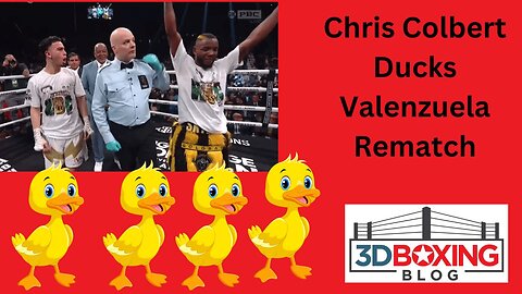 Chris Colbert ducks Jose Valenzuela Rematch