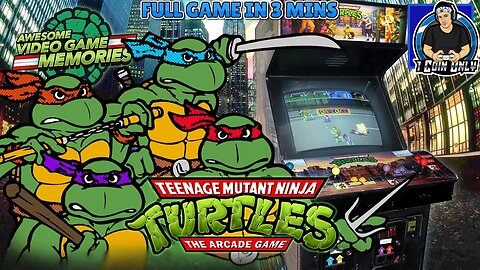 Teenage Mutant Ninja Turtles (Arcade) - Full Game in 3 Minutes