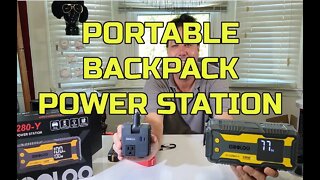 LOVE This Portable Backpack Power Station - GOOLOO GTX280