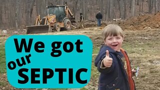 The Septic is FINALLY In