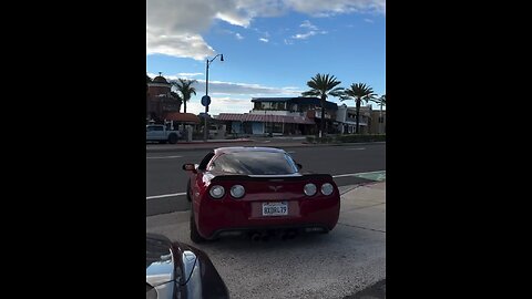 Corvette takes off like a boss