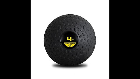 POWERT Slam Ball Weighted Ball Core Muscle Cardio Workout Easy to Grip Tread & Heavy Duty Dura...