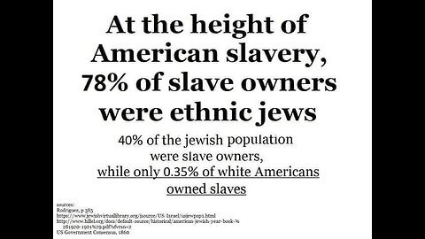 How blacks selling other blacks started global slave trade, part 4, jewish slavers from hell