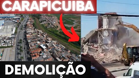 CARAPICUÍBA REINTEGRAÇÃO DE POSSE | DEMOLIÇÃO DAS CASAS