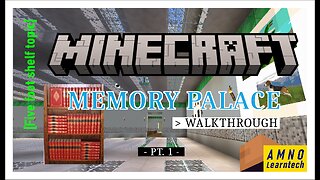 Minecraft Memory Palace Walkthrough [Five foot shelf topic] | PART 1