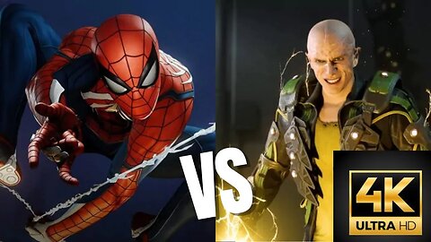 Marvel's Spider-Man vs Electro and Vulture Cutscenes 4K Ultra HD