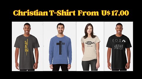 Various models of Christian T-shirts, Hoodies and Caps