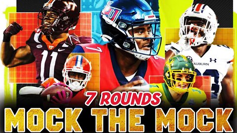 Jordan Reid's Seven Round 2022 NFL Mock Draft | Mock The Mock