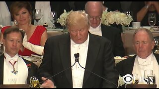 President Trump Speech At 'The Alfred E. Smith Memorial Dinner 2016'