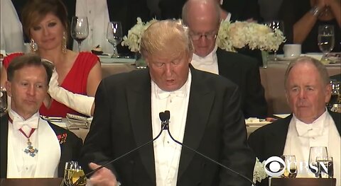 President Trump Speech At 'The Alfred E. Smith Memorial Dinner 2016'