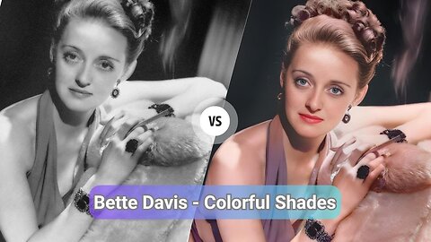 Bette Davis Unseen Photos Colorized for the First Time!