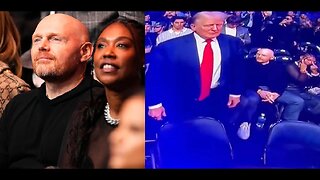 Bill Burr's Wife Shows Donald Trump Black Girl Magic at UFC, A Divestor But Still Hood