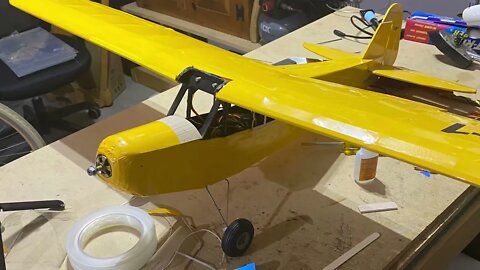 Part 2 of rebuilding the RC Piper Cub