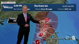 Hurricane Ian, 2 p.m. advisory for Sept. 27, 2022