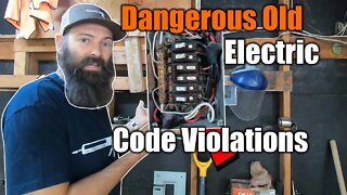 Most Dangerous Electric I Have Ever Seen | Code Violations Everywhere | THE HANDYMAN |