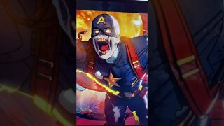 Captain America Zombie - I Want to Draw ✍️ - Shorts Ideas 💡