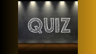 Knowledge quiz...Who knows, KNOWS!!*79