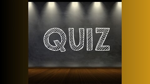 Knowledge quiz...Who knows, KNOWS!!*79
