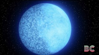 Unusual white dwarf with a hydrogen side and a helium side