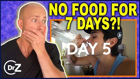 DOCTOR REACTS People Trying 7 Day WATER FASTS