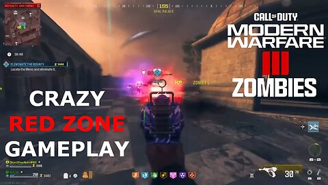 Crazy Modern Warfare III Zombies Gameplay - Tier 3 Red Zone