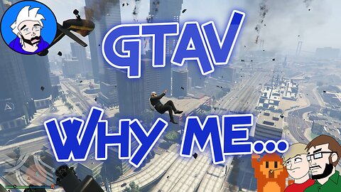 Grand Theft Auto V | GenuineGME is Mad! | Hilarious Glitch | More Parachute Troubles...