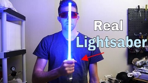 Making a Real Lightsaber Using Rydberg Atoms and Photonic Molecules