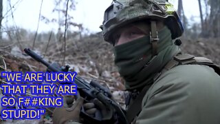 🔴 Ukraine War - Ukrainian Soldier Defending Kyiv Area Finds Clear Words For His Enemy During Combat