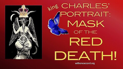 "King" Charles' Portrait: Mask of the Red Death