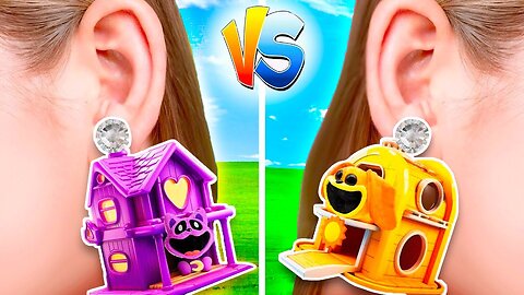 One Colored House Challenge 🏠🎨! CatNap 🐱 vs DogDay 🐶 From Poppy Playtime!
