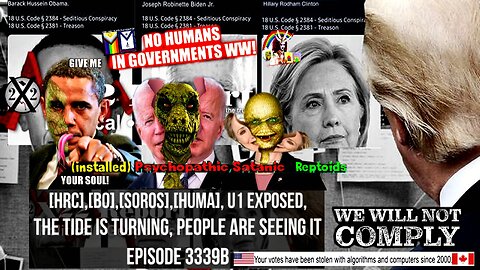 Ep 3339b - [HRC],[BO],[SOROS],[HUMA], U1 Exposed, The Tide Is Turning, People Are Seeing It